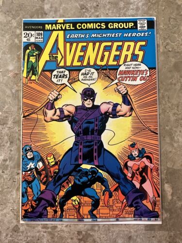 Avengers #109 (Marvel Comics 1973) - Mid Grade