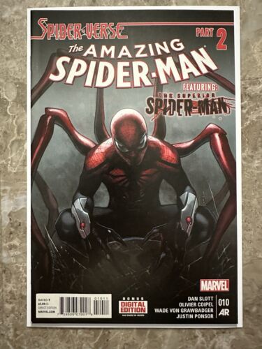 Amazing Spider-Man #10 VF/NM 9.0 (2015 Marvel) - 1st Appearance Spider-Punk