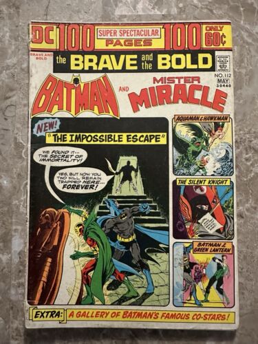 The Brave and the Bold #112 VG+ 4.5 (DC Comics 1974)