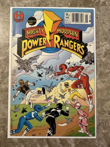 Mighty Morphin' Power Rangers #3 Newsstand (1995 Hamilton) - FN+