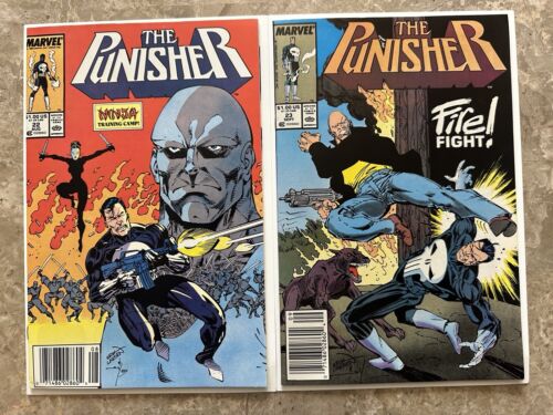 Punisher #22,23 Newsstand (1989 Marvel Comics) - Higher Grade