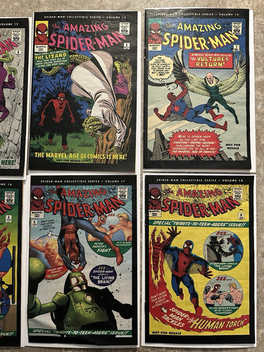 Spider-Man Collectible Series Vol. #1-18 - New Bags and Boards