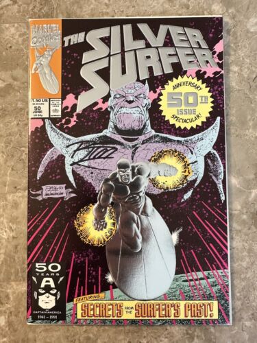 Silver Surfer #50 1st Print (1991 Marvel Comics) - 9.0-9.2 - Signed Ron Lim