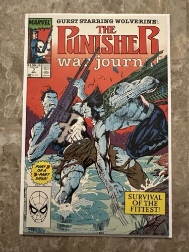 Punisher War Journal #7 9.6-9.8 NM+ (1989 Marvel)