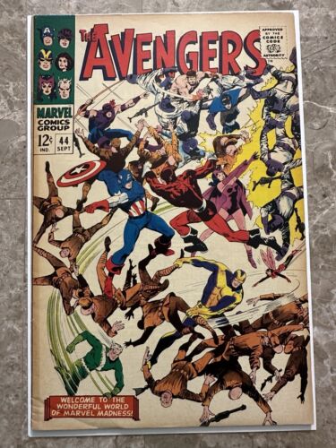 Avengers #44 FN (Marvel Comics 1967) - Solid Copy