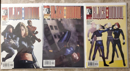 Black Widow (2nd Series 2001 Marvel Comics) #1-3 Complete Set - High Grade