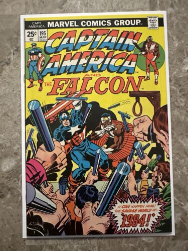 Captain America #195 8.5 VF+ (Marvel Comics 1976)