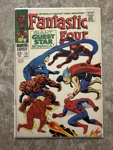 Fantastic Four #73 FN+ 6.5 (1968 Marvel Comics) - Beautiful Copy