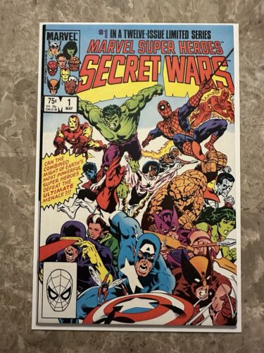 Marvel Super Heroes: Secret Wars #1 NM- 9.2 (1984) Blue And White Galactus