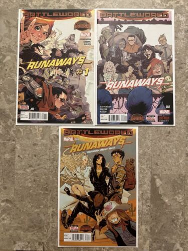 Runaways: Battleworld #1,2,3 (2015 Marvel Comics) - High Grade