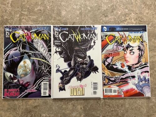 Catwoman #5,6,7 High Grade (DC Comics 2012)