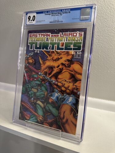 Teenage Mutant Ninja Turtles #6 CGC 9.0 WP (1986 Mirage)