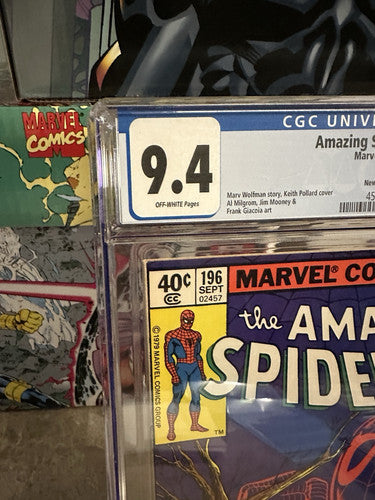 Amazing Spider-Man #196 Newsstand CGC 9.4 OWP (1979 Marvel)