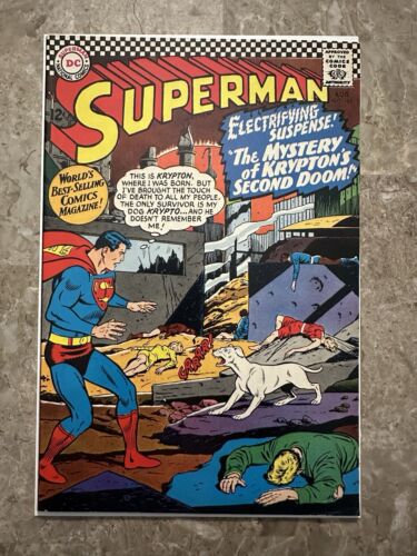 Superman #189 VF (DC Comics 1966) - Glossy Copy