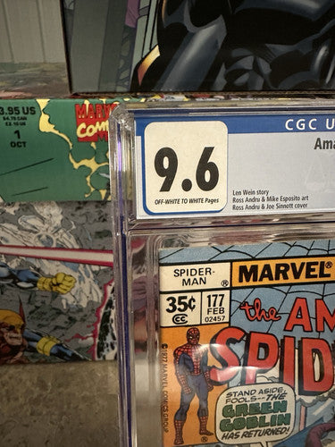 Amazing Spider-Man #177 CGC 9.6 OWTWP (1978 Marvel)