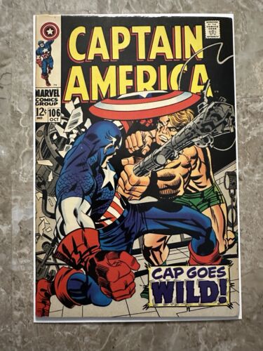 Captain America #106 FN/VF 7.0 (Marvel Comics 1968)