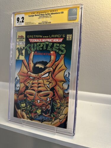 Teenage Mutant Ninja Turtles Adventures #28 CGC 9.2 SS Kevin Eastman