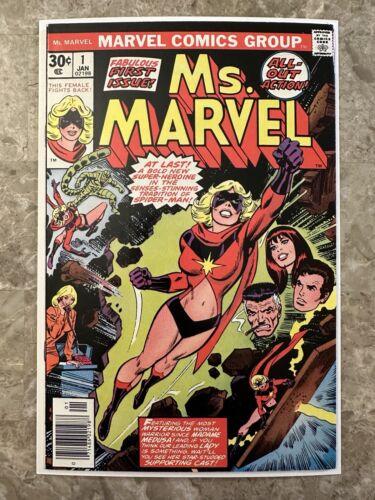 Ms. Marvel #1 VF+ (1977 Marvel Comics)