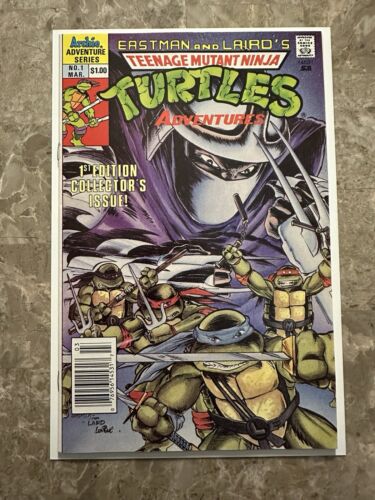 Teenage Mutant Ninja Turtles Adventures #1 Newsstand NM- 9.2 (1989 Archie)