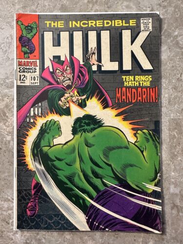 Incredible Hulk #107 (Marvel Comics 1968) - FN