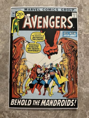 Avengers #94 FN/VF 7.0 (Marvel Comics 1971) - Gorgeous Copy for Grade