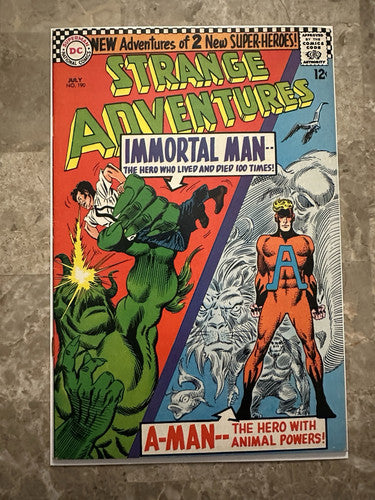 Strange Adventures #190 (1966 DC Comics) - 1st Animal Man in Costume