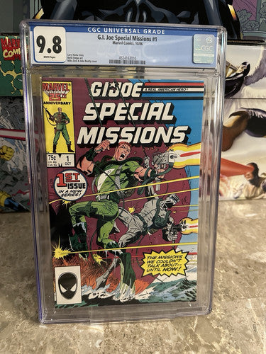 G.I. Joe Special Missions #1 CGC 9.8 (1986 Marvel Comics)