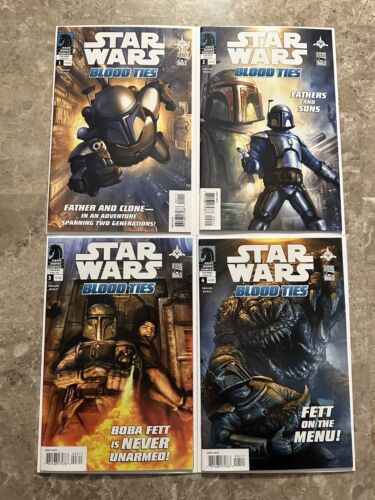 Star Wars Blood Ties VF/NM 9.0-9.2 Full Set (2010 Dark Horse)