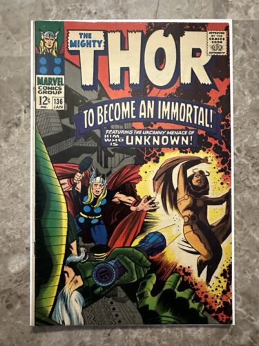 Thor #136 FN+ 6.5 (1967 Marvel Comics) - Nice copy