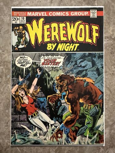 Werewolf by Night #10 FN 6.0 (Marvel Comics 1973) - Glossy Copy