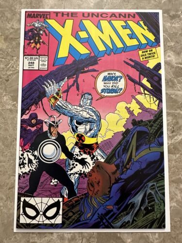 Uncanny X-Men #248 VF/NM (Marvel Comics 1989) - 1st Jim Lee on X-Men