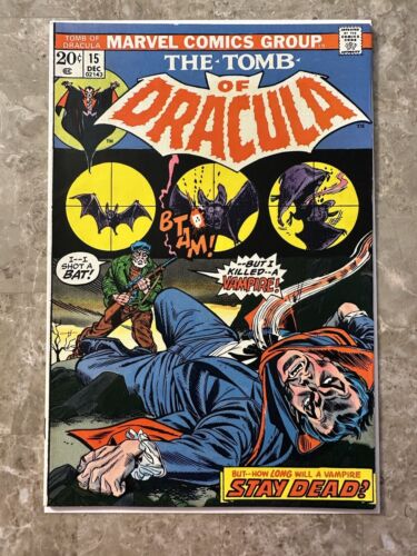 Vintage Tomb of Dracula #15 (1973 Marvel Comics) - FN/VF