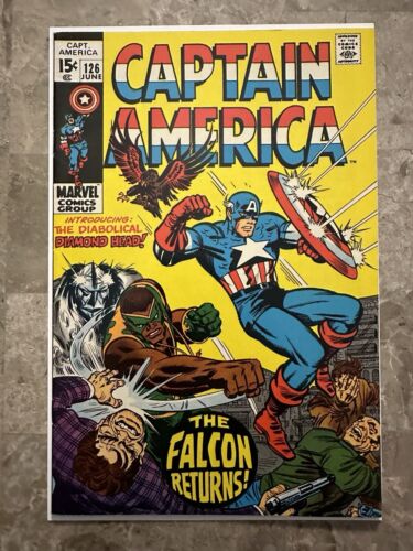 Captain America #126 7.5-8.0 VF- (Marvel Comics 1970) - Presents Well