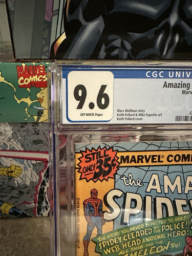 Amazing Spider-Man #186 CGC 9.6 OWP (1978 Marvel)