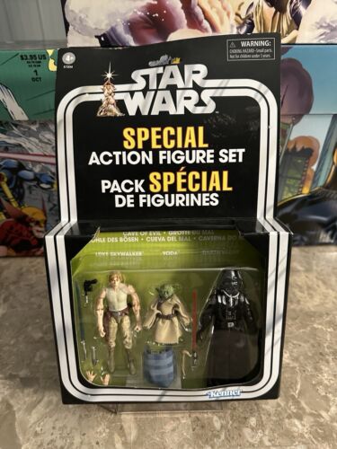 Star Wars Special Action Figure Set Luke, Yoda, Vader (Hasbro) - New/Sealed