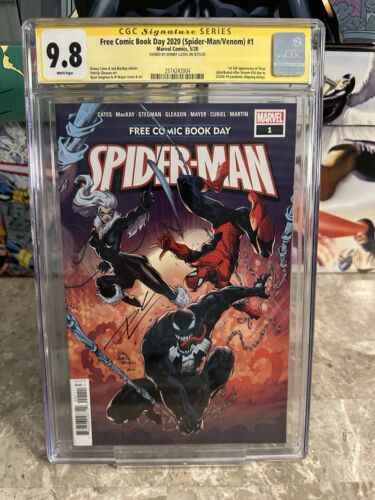 FCBD Spider-Man/Venom #1 CGC 9.8 SS Donny Cates (2020 Marvel Comics)