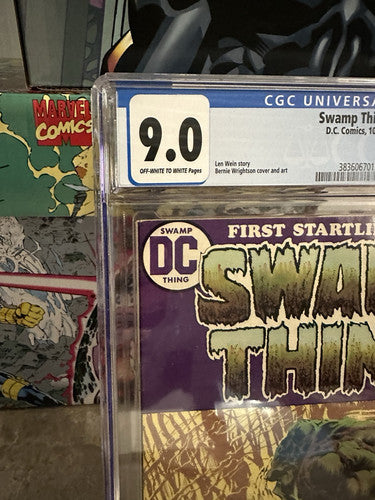 Swamp Thing #1 CGC 9.0 OWTW Pages (DC Comics 1972)