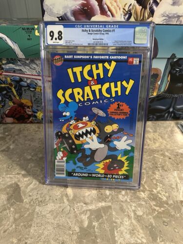 Itchy & Scratchy Comics #1 Newsstand CGC 9.8 (Bongo Comics 1993)