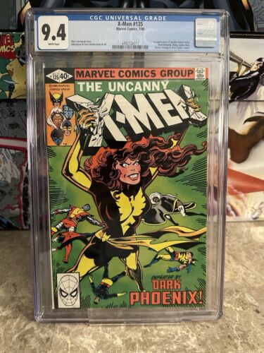 X-Men #135 CGC 9.4 WP (1980 Marvel Comics) - Phoenix, 1st Robert Kelly