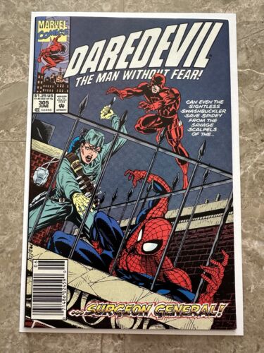 Daredevil #305 Newsstand VF/NM (1992 Marvel Comics)