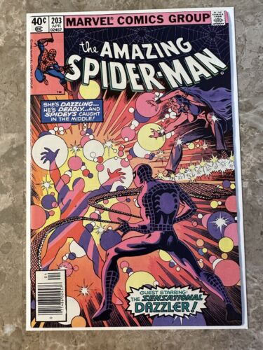 Amazing Spider-Man #203 Newsstand (1980 Marvel Comics) - VF+