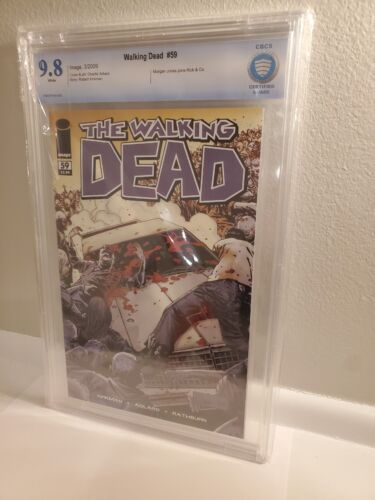 Walking Dead #59 CBCS 9.8 (Image Comics 2009) - 1st Zombie Herd/Morgan Joins