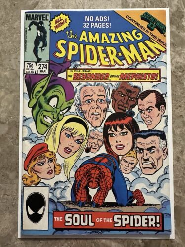 Amazing Spider-Man #274 FN+ (1986 Marvel Comics)