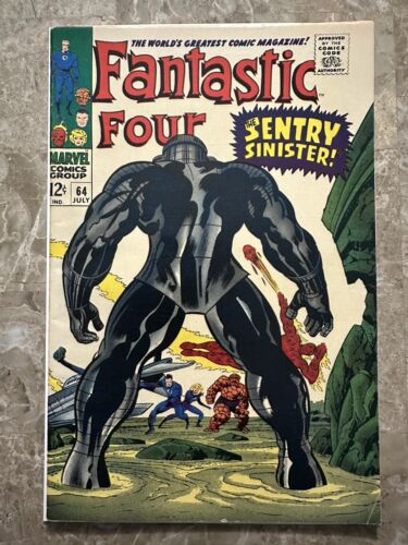 Fantastic Four #64 FN 6.0 (1967 Marvel Comics) - Nice color