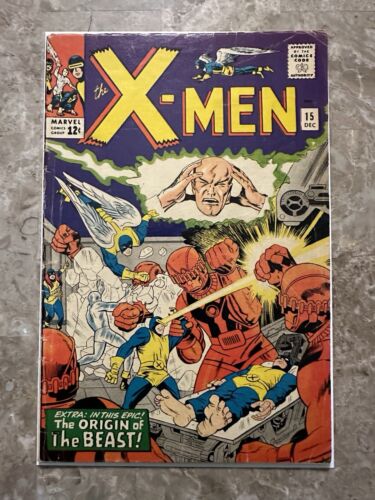 X-Men #15 VG (1965 Marvel Comics)