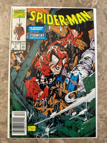 Spider-Man #5 Newsstand (Marvel Comics 1990) - VF/NM