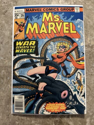 Ms. Marvel #16 VF 8.0 (1978 Marvel Comics) - 1st cameo Mystique