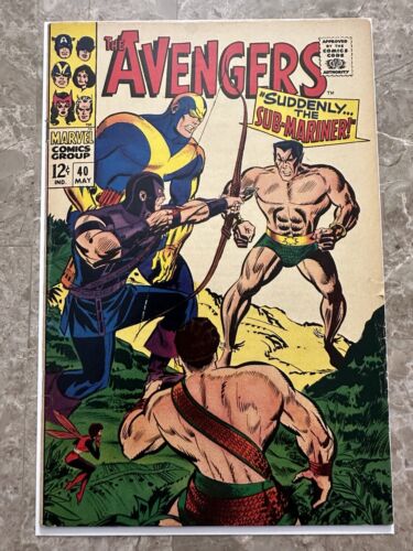 Avengers #40 FN- (Marvel Comics 1969) - Solid Copy