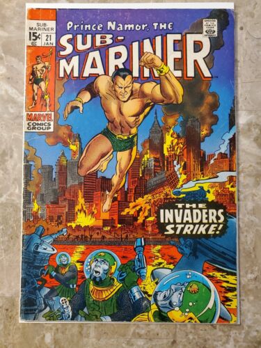 Sub-Mariner #21 (Marvel Comics 1970)