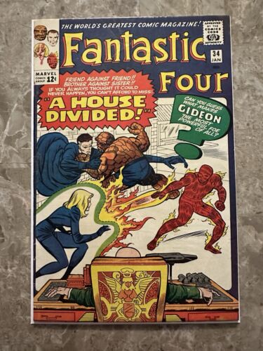 Fantastic Four #34 FN- 5.5 (1965 Marvel Comics) - Strong Copy for Grade